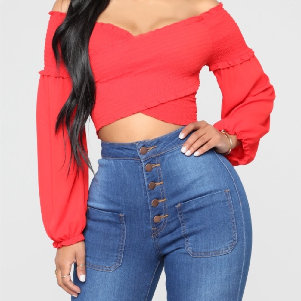 Festival season smocked top